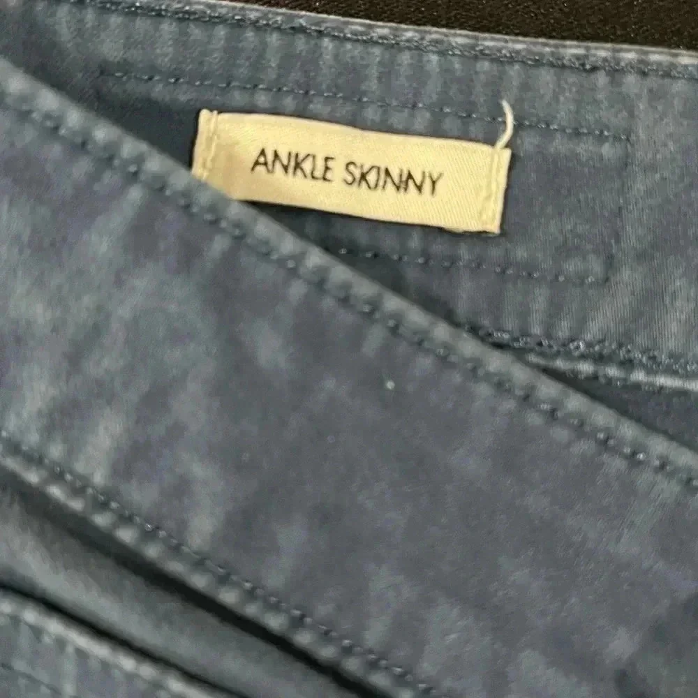 Calvin Klein Jeans size 12 slate blue ankle skinny pants EUC - Picture 12 of 12